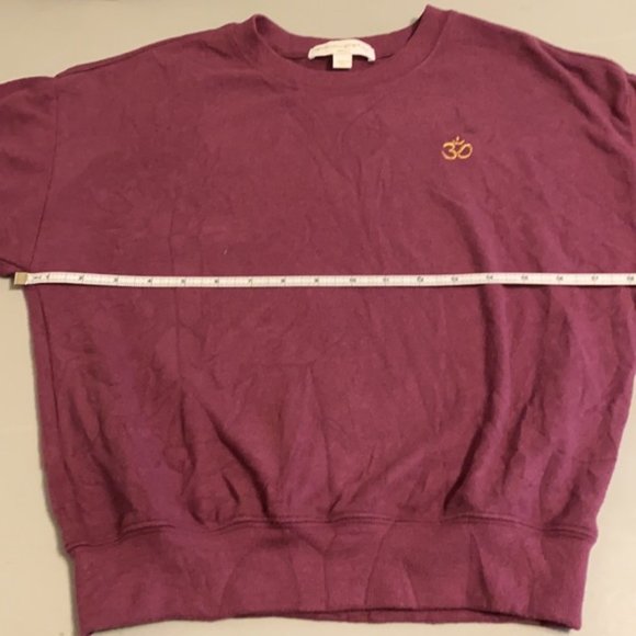 NWT Spiritual Gangster Om Malibu Soft Purple Pullover relaxed Crew Neck size XS - Picture 6 of 16